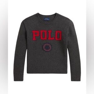 Polo by Ralph Lauren Charcoal Crewneck Sweater